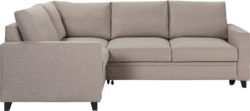 Hygena - Seattle Left Hand Corner Sofa Bed - Natural